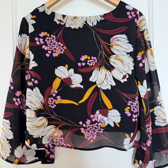 MinkPink XS Floral Crop Top - Picture 2 of 3